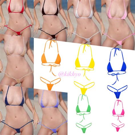 Jual Murah Mini Bikini Bra Set Micro G String Sexy Lingerie