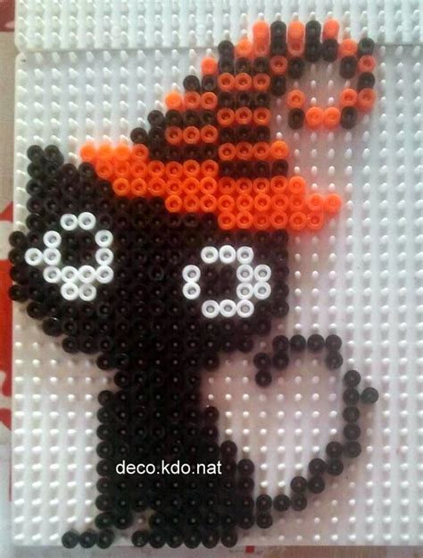 Pin By Genevieve Godin On Hama Hama Beads Halloween Halloween Beads Diy Perler Beads