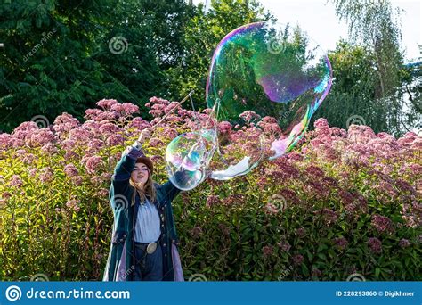 Gigantic Soap Balloons Editorial Image Image Of Decoration 228293860