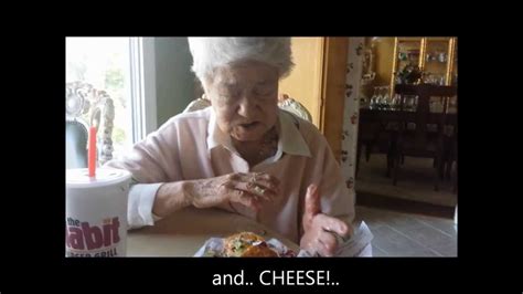 94 Year Old Grandmas Favorite Burger Youtube