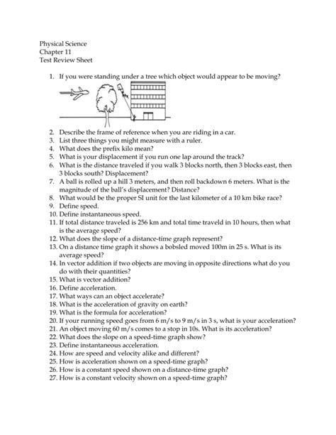 Physical Science Chapter 11 Worksheet Answers Scienceworksheets Net