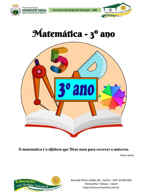 Apostila De Matemática 3 Ano Ensino Fundamental Pdf Grátis - Apostila de Matemática para 3º Ano | PDF | Triângulo