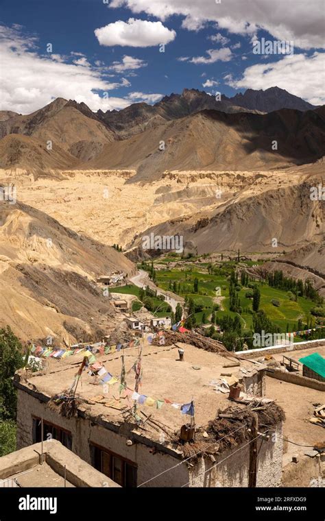 India J K Ladakh Lamayaru Moonscape Rock Formations From C Th