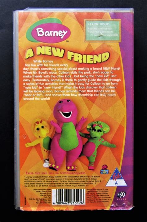 TV Series - Barney: A New Friend - VHS Video Tape (2003) for sale in Pretoria / Tshwane (ID ...