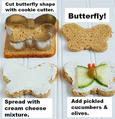 Butterfly Shaped Tea Sandwiches An Alli Event