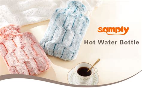 Amazon Samply Hot Water Bottle L Hot Water Bag With Furry Cover