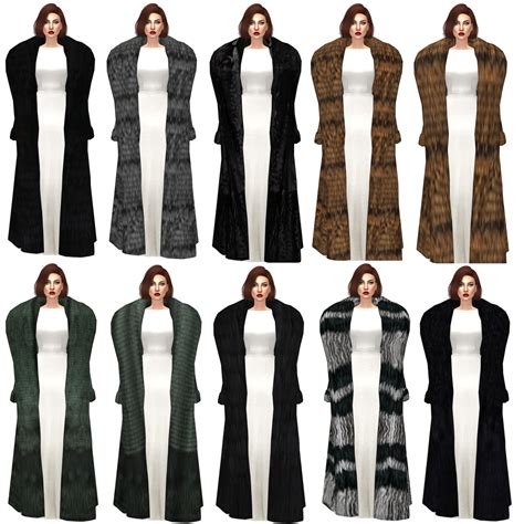 Sims 4 Cc S The Best Accessory Fur Coats Ponchos Capes And More By Lumysims