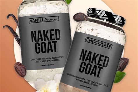 Naked Nutrition Releases Chocolate And Vanilla Naked Goat Protein