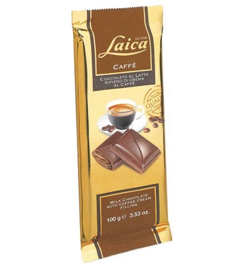 Laica Tavoletta Di Cioccolato Al Latte Ripiena Caffe Gr