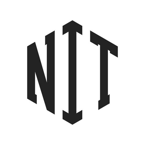 Premium Vector Nit Logo Design Initial Letter Nit Monogram Logo Using