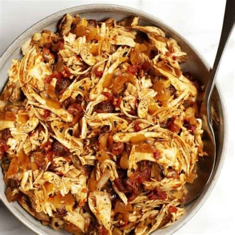 Easy Chicken Tinga Made In One Pot Pinch And Swirl