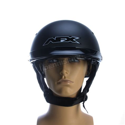 Afx Flat Black Fx 200 Helmet Dennis Kirk