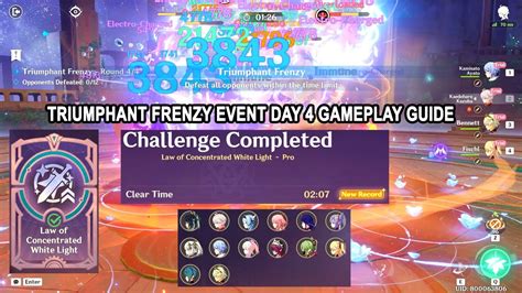 Genshin Impact Triumphant Frenzy Event Day Gameplay Guide