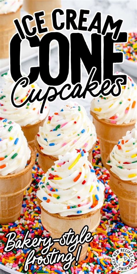 Ice Cream Cone Cupcakes Pasteles