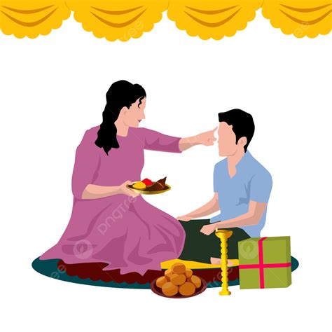 Indian Festival Bhai Dooj Or Fota Bhai Fota Or Bhai Dooj Festival