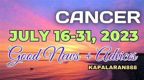 Naghihintay Ka Ng Tulong Cancer July General Money Love