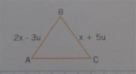 ayuda por favor calcula x si el triangulo abc es equilátero Brainly lat