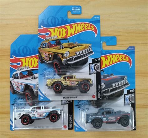 Hot Wheels BIG AIR BEL AIR Set Of 3 Hotwheels Matchbox Hobbies Toys Memorabilia