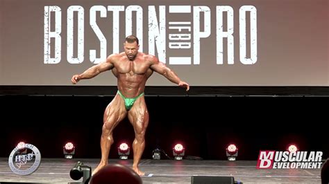 Steve Kuclo 3rd Place 2022 Boston Pro Show Posing Routine Youtube