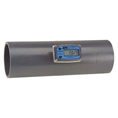 Flomec Flowmeter Turbine Pvc In Male Spigot Tm Zoro