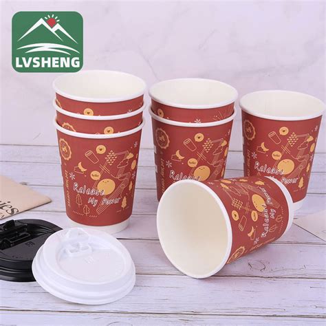 China Double Wall Paper Cups Manufacturers And Suppliers Lvsheng Paper