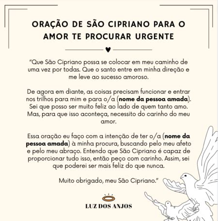 5 Orações de São Cipriano Para Amor Te Procurar Urgente