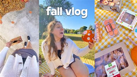 FALL VLOGpainting Pumpkins Trader Joes Snacks The Perfect Fall