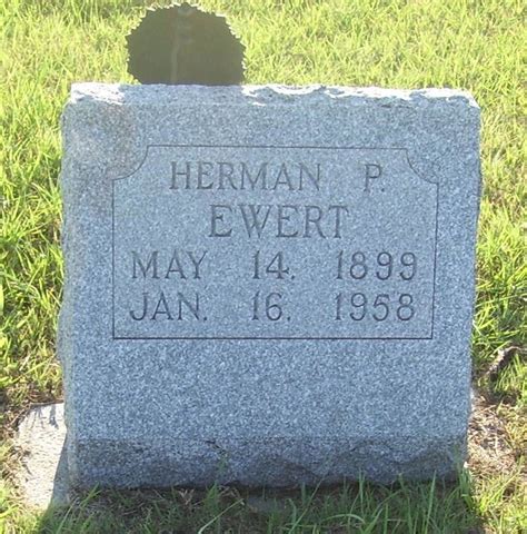 Herman P Ewert Find A Grave Memorial