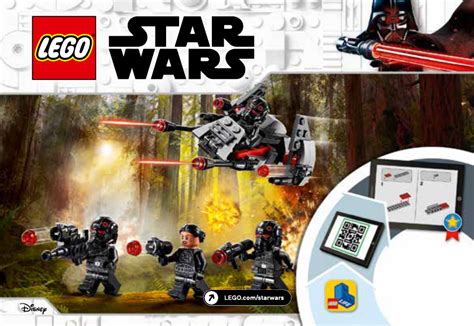 Manual de uso Lego set 75226 Star Wars Pack de combate Escuadrón Infernal