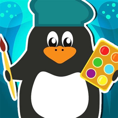 Kids Mini Penguin Coloring Page Game Free Version by Piyawan Chumnarnchanan