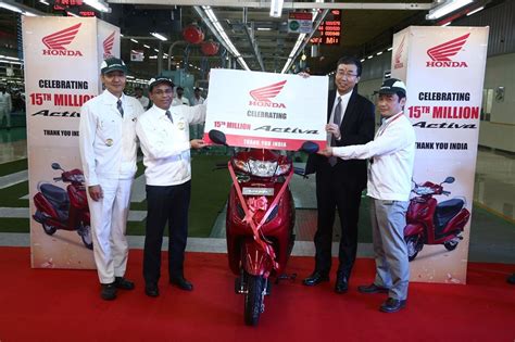 Honda 2 Wheelers achieves another milestone; Rolls out 1,50,00,000th ...