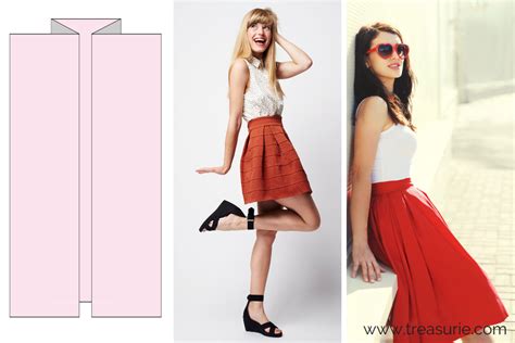 Inverted Box Pleat Skirt