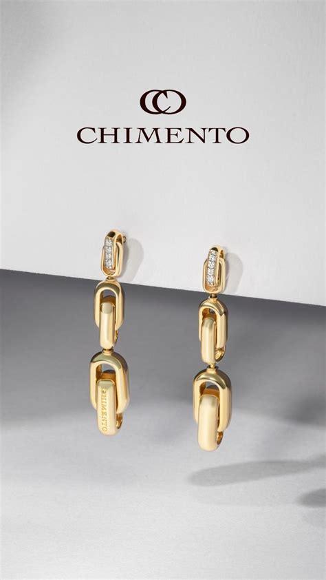 18 k gold pendant earrings handmade in Italy by CHIMENTO Bold Gold ...