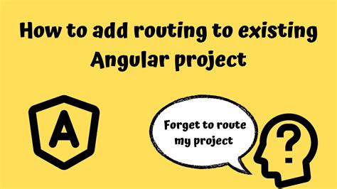 How To Add Routing To Existing Angular Project Webdevtutos