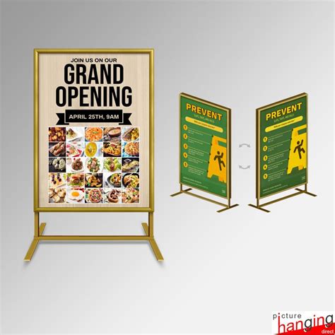 Double-sided Freestanding Pavement Sign Stand | A1 & A0 | Heavy-duty