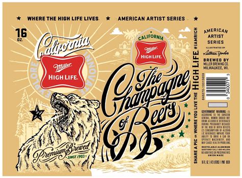 First Four Miller High Life American Artist Series Labels Approved