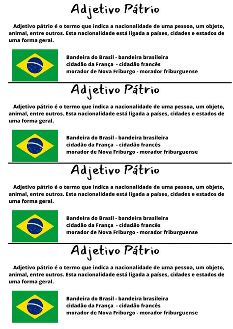 Adjetivos Patrios O Que é - 10