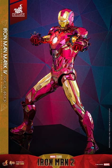 Hot Toys MMS792D70 Iron Man 2 Iron Man Mark IV Fractal Armor Hot Toys Exclusive