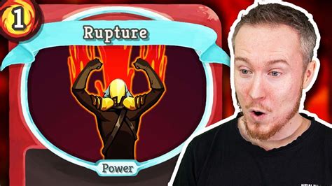 This Rupture Card Wow Ascension Ironclad Run Slay The Spire