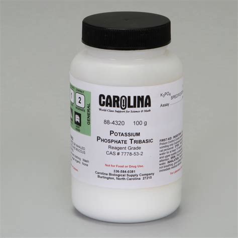 Potassium Phosphate Tribasic Reagent Grade 100 G Carolina