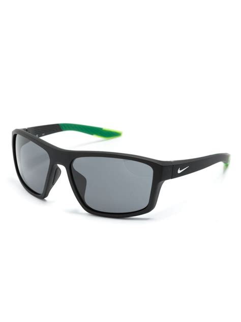 Nike Brazen Fury Rectangle Frame Sunglasses Farfetch