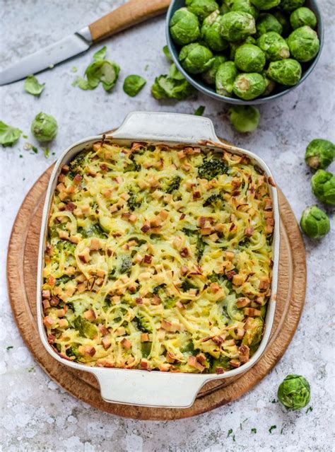 Rosenkohl Nudel Auflauf Mit Tofu Brokkoli Klara S Life