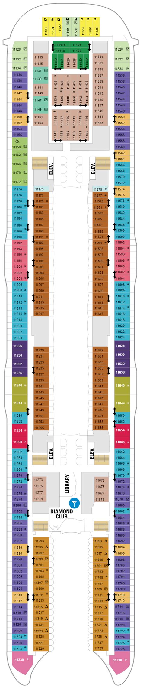 Allure Of The Seas Deck 03 Deck Plans Rol Cruise