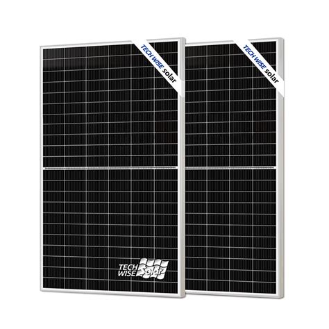 Techwise Summit Series High Efficiency 660W 12bb Mono Crystalline Solar