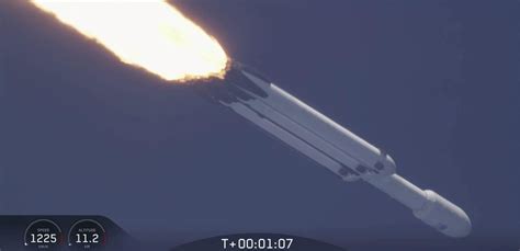 Lancement De Falcon Heavy Un Succès Sur Toute La Ligne Avec Une