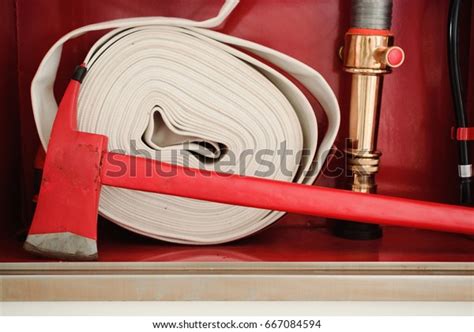 Rescue Firefighter Equipment Ax Fire Line Stock Photo Edit Now 667084594