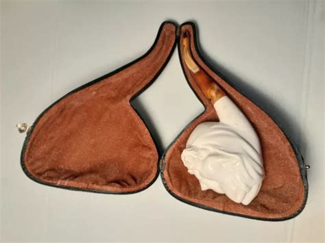 ANTIQUE VINTAGE NUDE Man And Woman Figure Big Meerschaum Pipe P N R PicClick UK