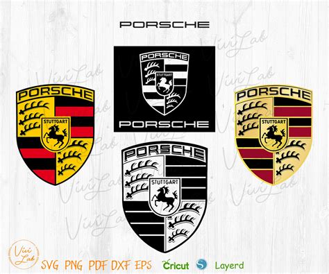 Porsche logo svg png clipart vector