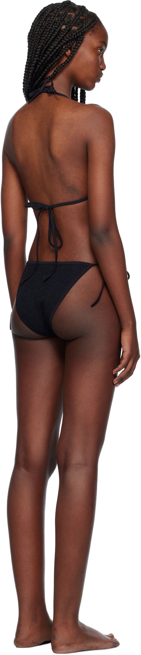 Hunza G Black Gina Bikini Hunza G