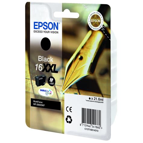 Original Epson 16XXL Black Extra High Capacity Ink Cartridge